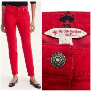 Brooks Brothers Red Fleece Label Mid-Rise Fine Wale 5-Pocket Corduroy